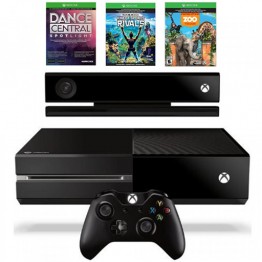 Xbox One 500GB New Series + Kinect + 3 Games + 3.5 mm Headset Jack